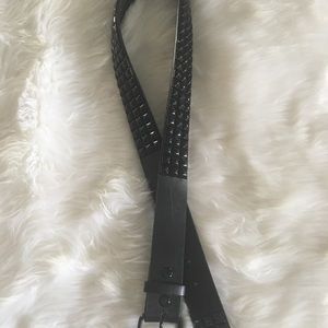 Black Studded Belt
